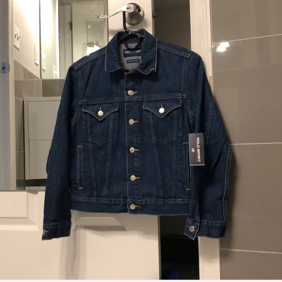 women's polo jean jacket